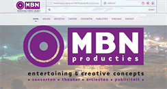 Desktop Screenshot of mbnproducties.nl