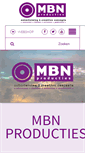 Mobile Screenshot of mbnproducties.nl